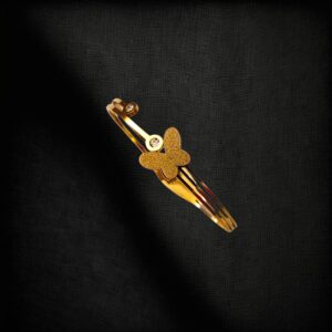 Butterfly bracelet gold plated