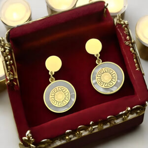 Fevyn Gold Plated Stainless Steel Hanging Earrings for Women & Girls Anti Tarnish Earrings